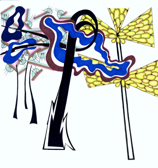 My backyard in Irvington 